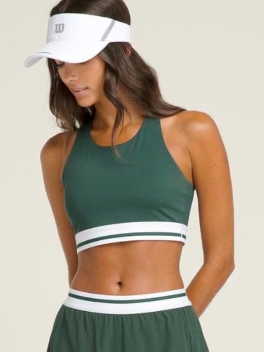Brand new Wilson Crosscourt Bra Top in green